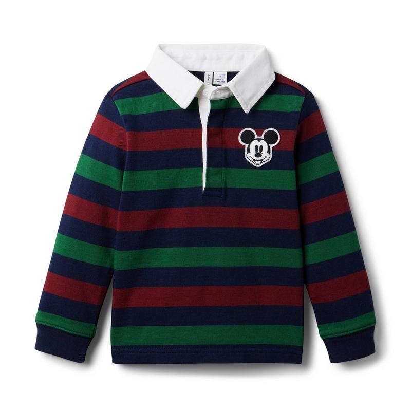 Disney Mickey Mouse Striped Rugby Shirt - Janie And Jack